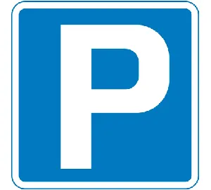 Parking sign